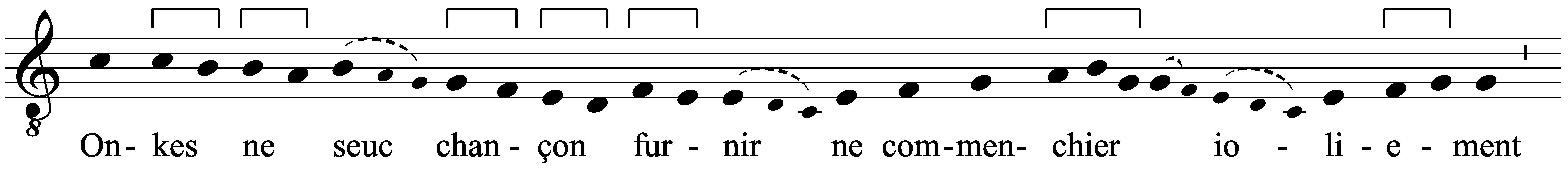 Work musical notation